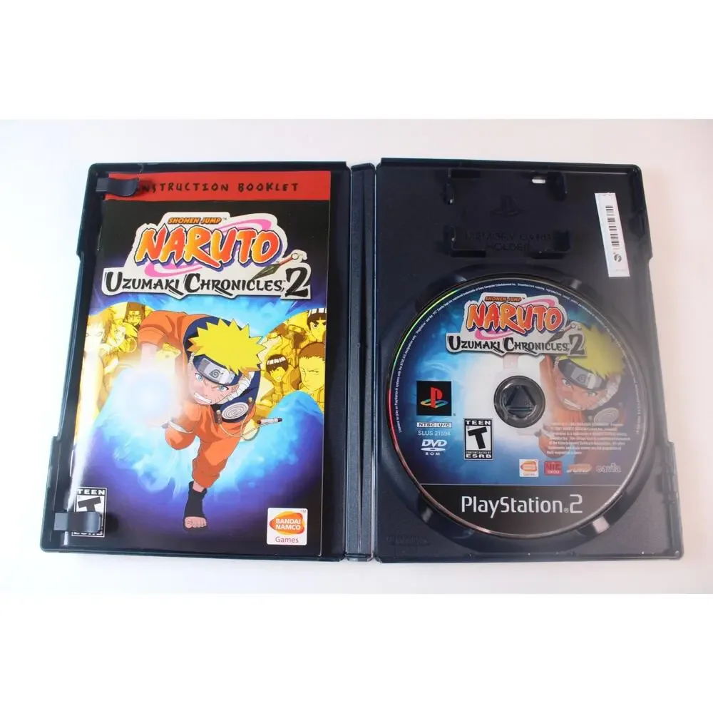 Naruto Uzumaki Chronicles 2 (Sony PlayStation 2, PS2) Authentic, Complete